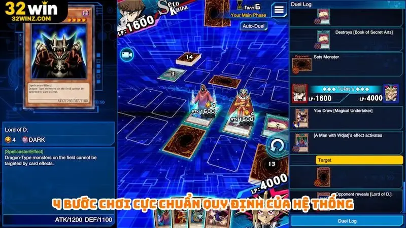 4 bước chơi cực chuẩn quy định của hệ thống