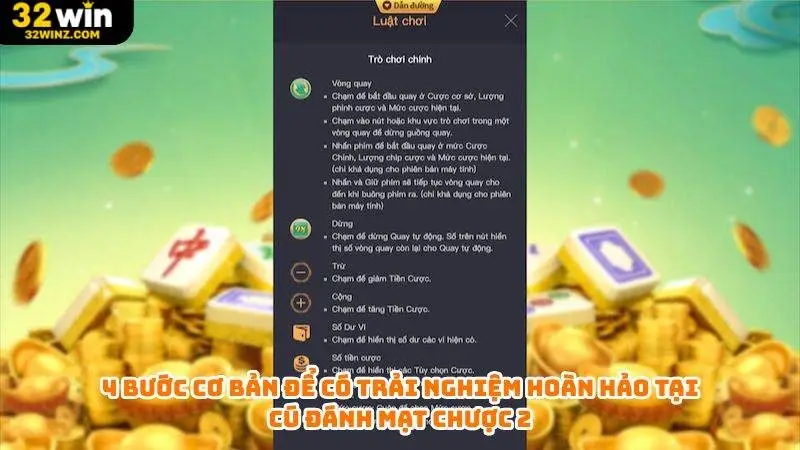 4 bước cơ bản để có trải nghiệm hoàn hảo tại cú đánh mạt chược 2