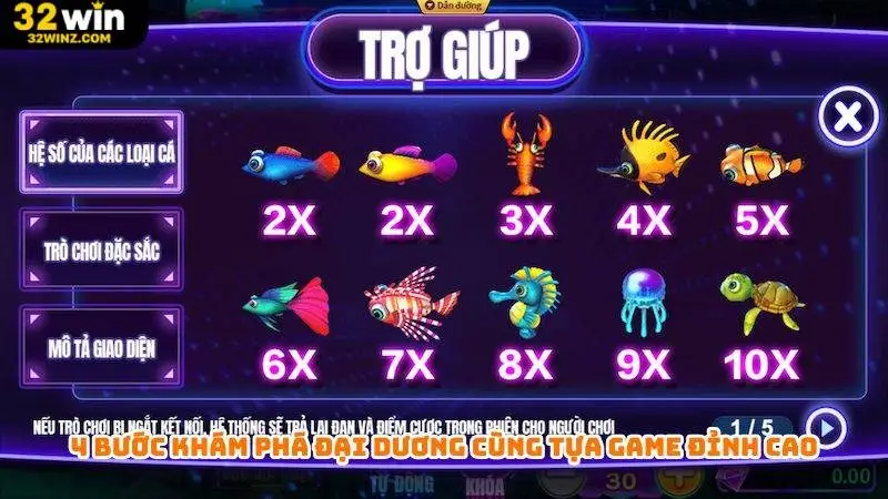 4 bước khám phá đại dương cùng tựa game đỉnh cao
