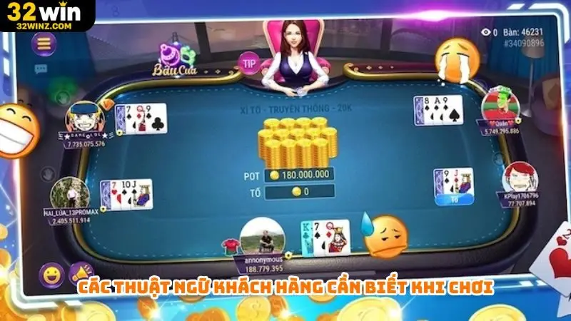 Các thuật ngữ khách hàng cần biết khi chơi