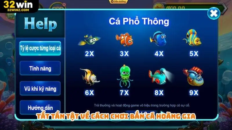 Tất tần tật về cách chơi bắn cá hoàng gia